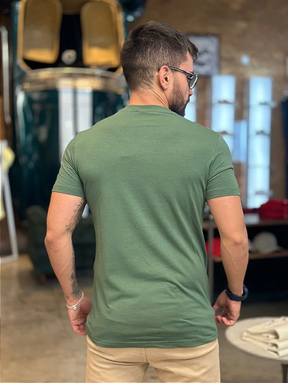 Camiseta Slim Fit Hugo Boss Verde ®
